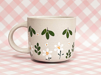 Hand-Painted Ceramic Mug - Cottage #9