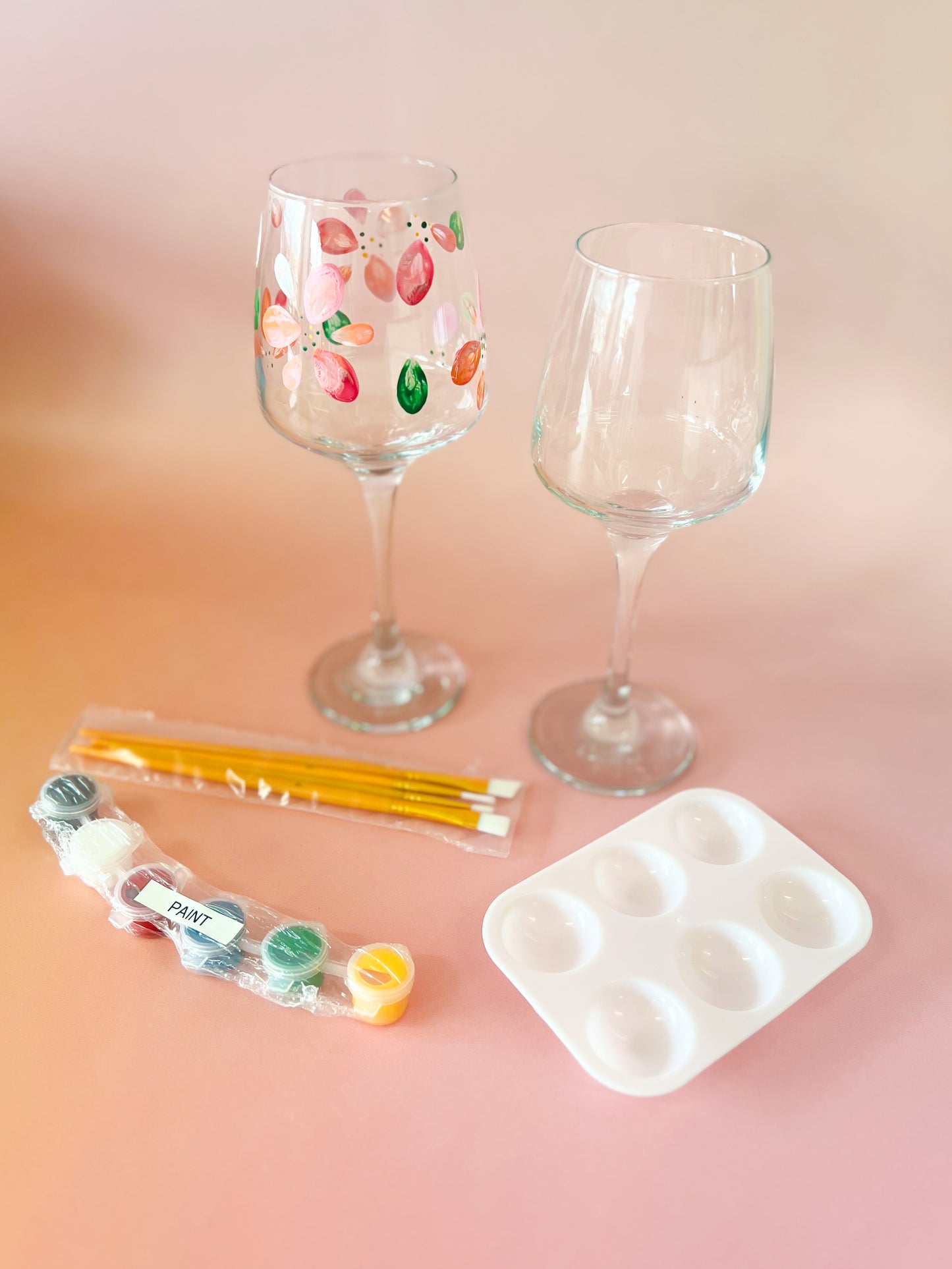 Glass Painting Kit - Wine Glass  at