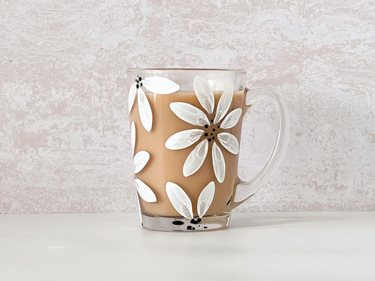 Hand-painted Coffee Mug | Mono Daisy