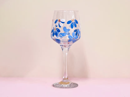 Hand-painted Wine Glass - Era #5