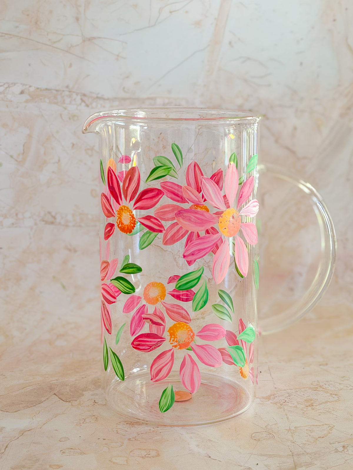 Hand-painted Coffee Plunger - Spring Blossom