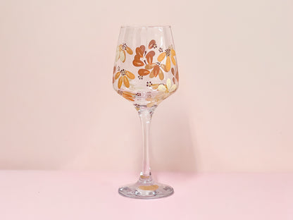 Hand-painted Wine Glass - Era #2
