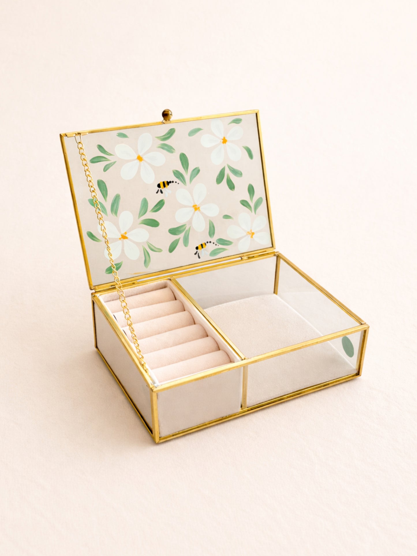 Hand-painted Jewellery Box - Daphne