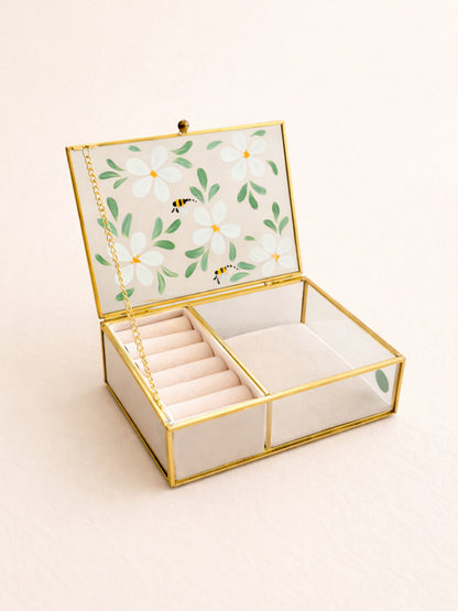 Hand-painted Jewellery Box - Daphne