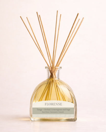 Apothecary Diffuser | Tangy + Herbal - Lemongrass and Sage