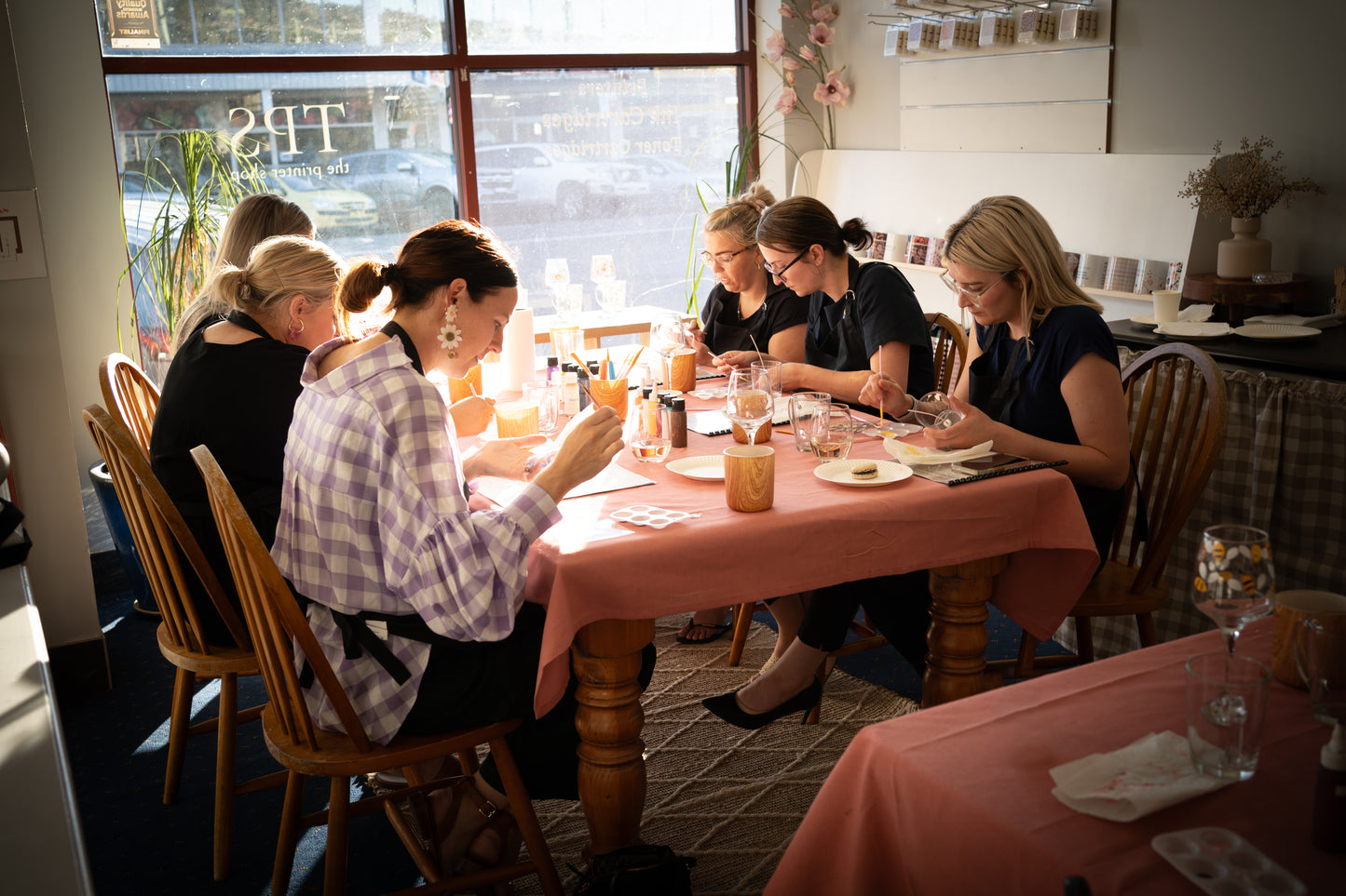 Mothers Day Glassware Painting Workshop - Candle Making + Glassware Painting
