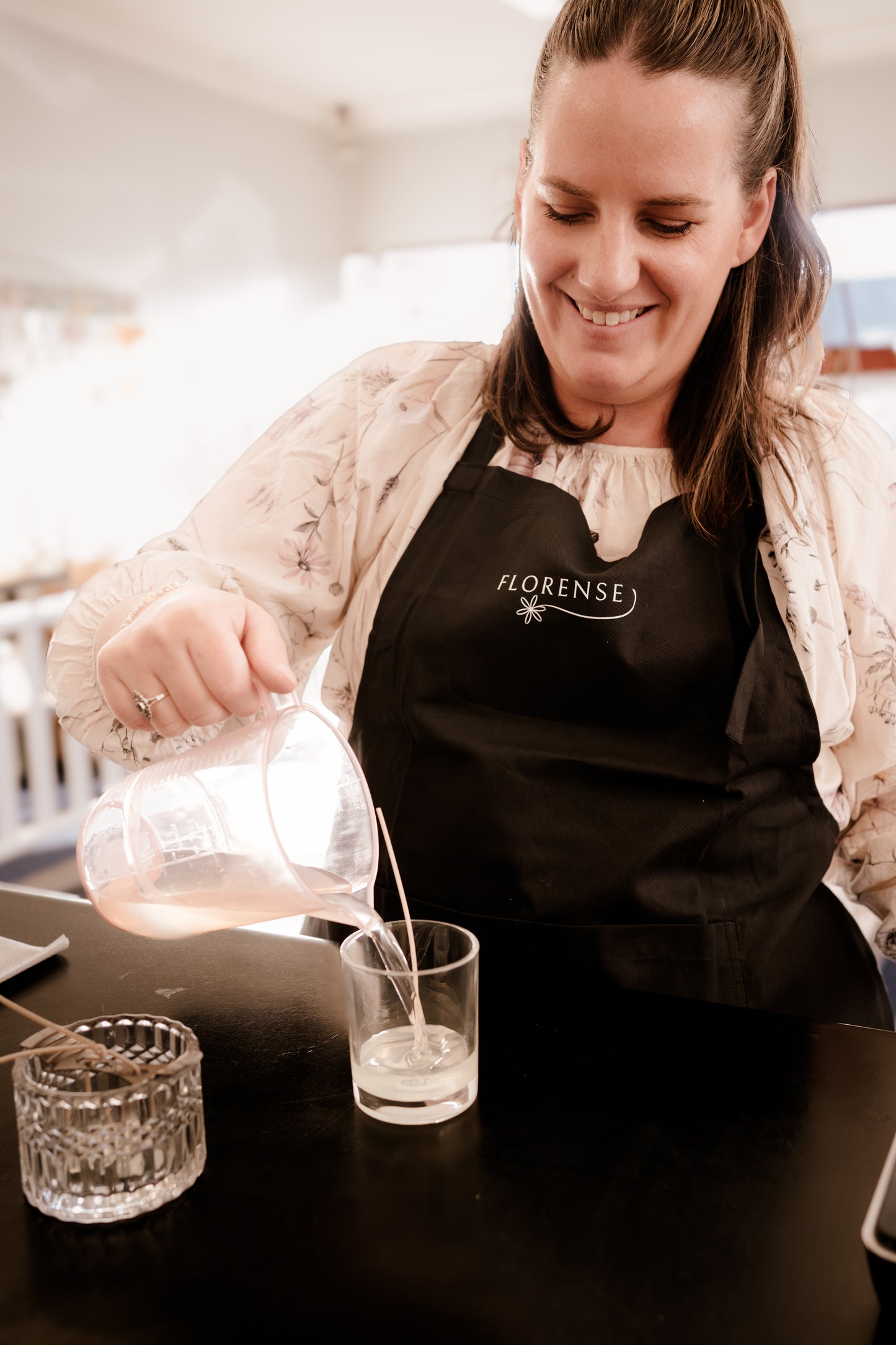Mothers Day Glassware Painting Workshop - Candle Making + Glassware Painting