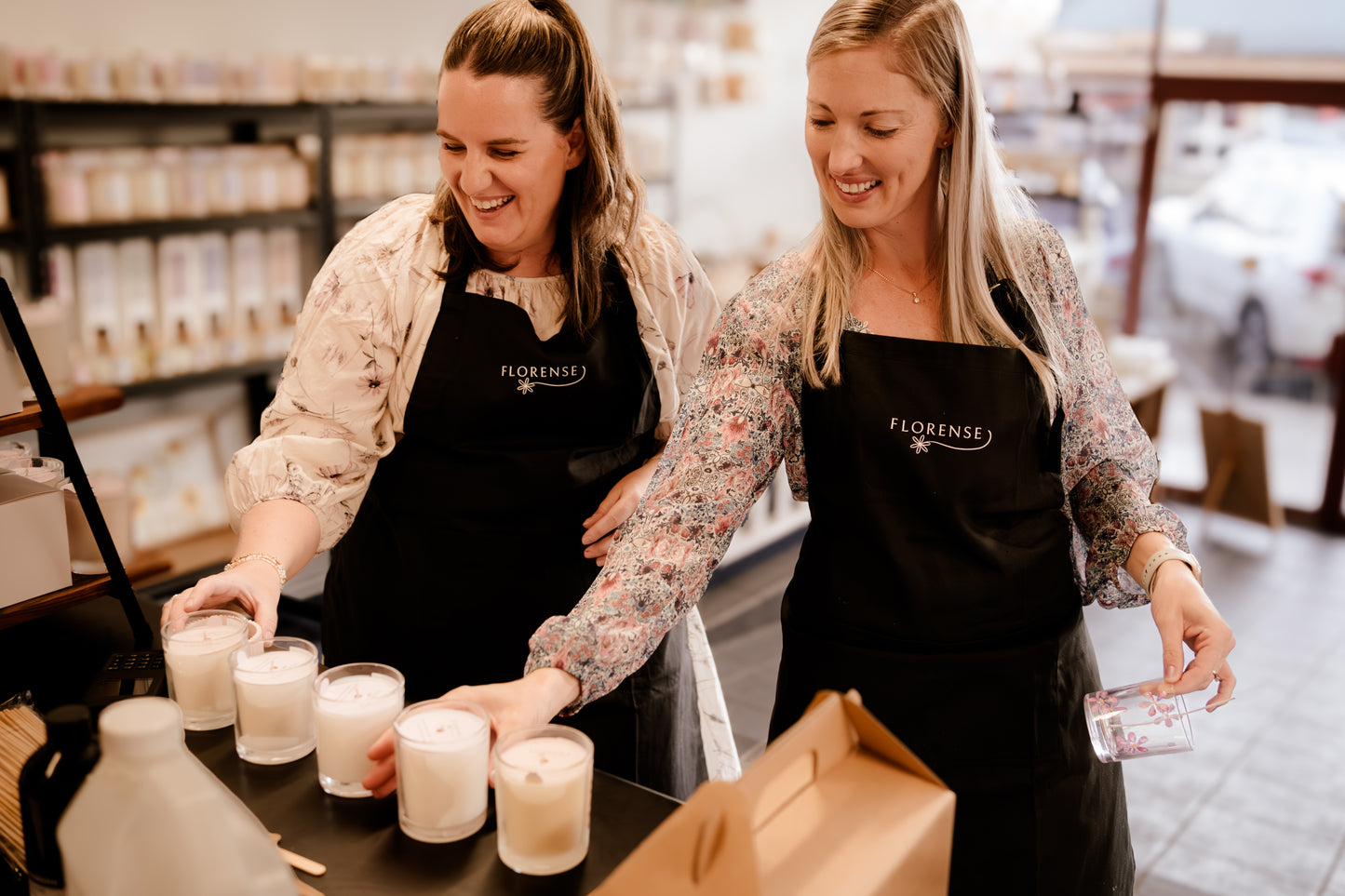 Mothers Day Glassware Painting Workshop - Candle Making + Glassware Painting