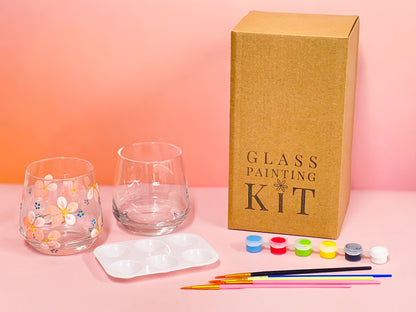 Glass Painting Kit - Stemless Wine Glass