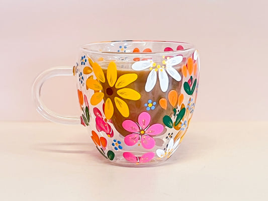 Hand-painted DW Heart Cup | Summer