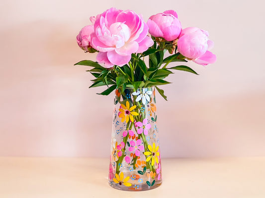 Hand-painted Vase - Summer