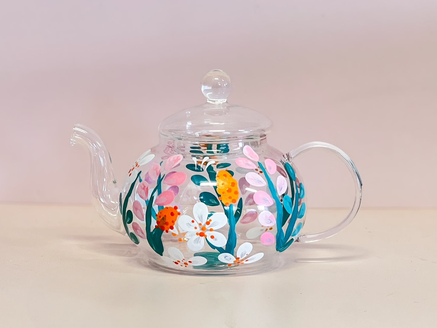 Hand-painted Teapot (small) | Ariel