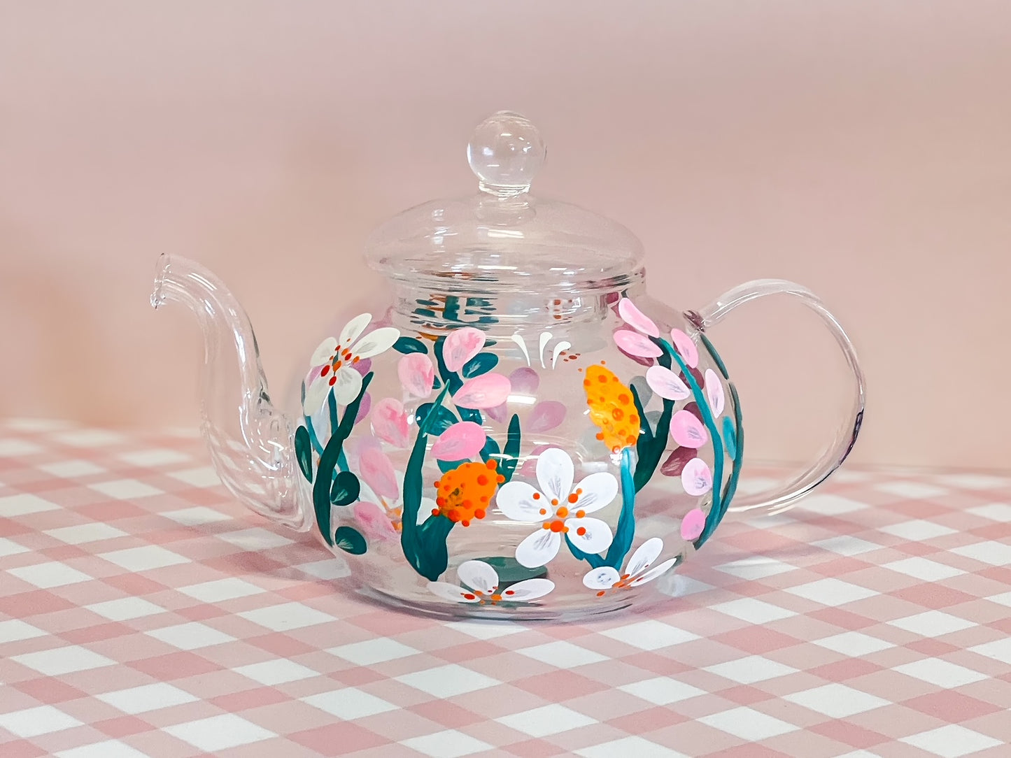 Hand-painted Teapot (small) | Ariel