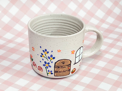 Hand-Painted Stoneware Mug - The Larkspur Cottage