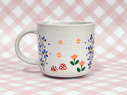 Hand-Painted Stoneware Mug - The Larkspur Cottage