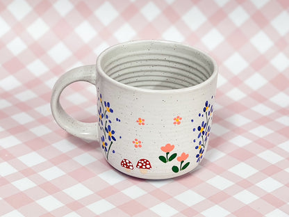 Hand-Painted Stoneware Mug - The Larkspur Cottage