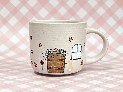 Hand-Painted Stoneware Mug - The Toadstool Den Cottage