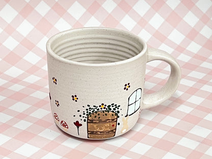 Hand-Painted Stoneware Mug - The Toadstool Den Cottage