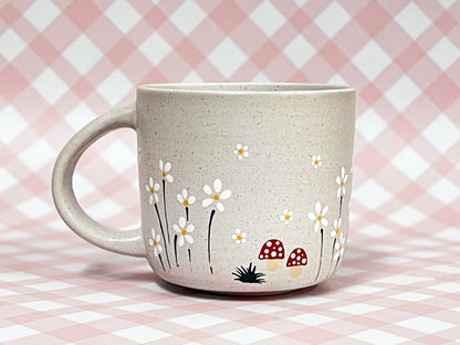 Hand-Painted Stoneware Mug - The Toadstool Garden Cottage