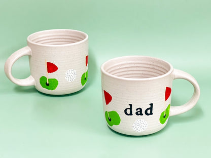 PREORDER ** Hand-Painted Stoneware Mug - Father's Day Golf