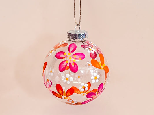 Hand-painted Glass Bauble - Foxxy