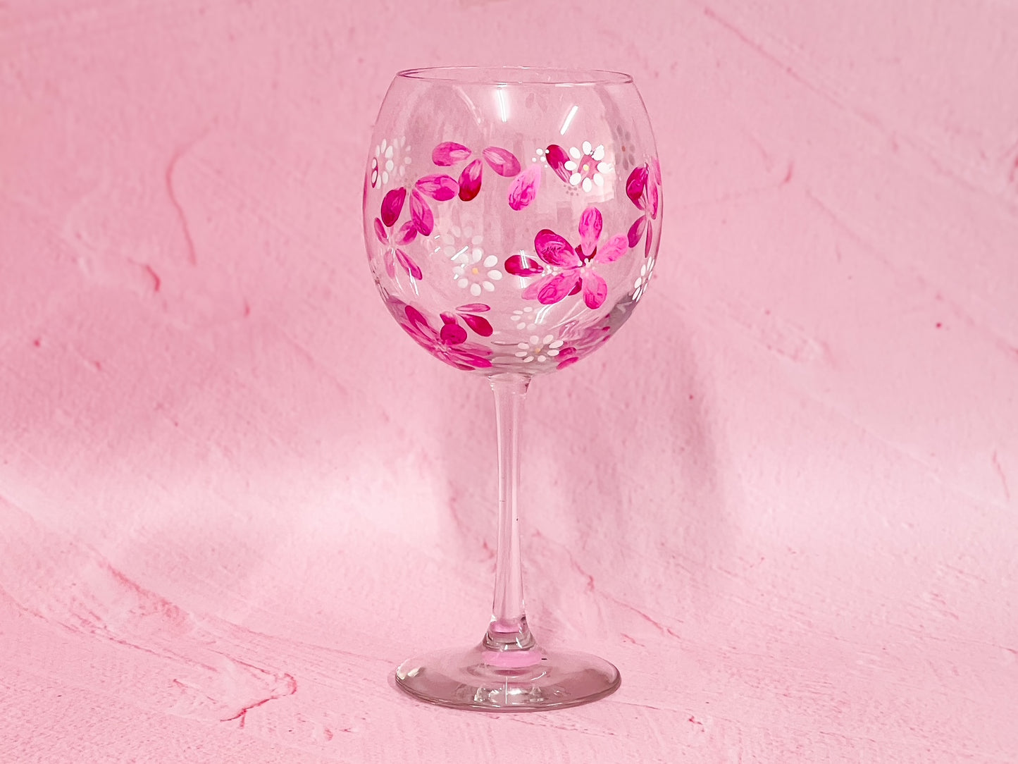 Hand-painted Bowl Wine Glass - Barbie (Upcycled Glass) | Personalise Me!