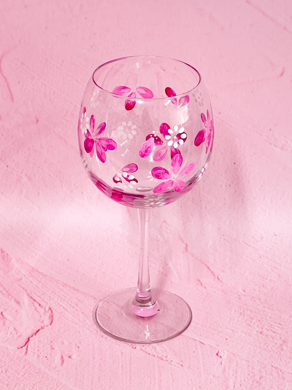 Hand-painted Bowl Wine Glass - Barbie (Upcycled Glass) | Personalise Me!