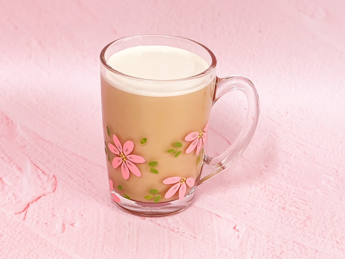 Hand-Painted Coffee Mug - Blossom Petal | Personalise Me!