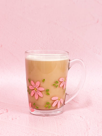 Hand-Painted Coffee Mug - Blossom Petal | Personalise Me!