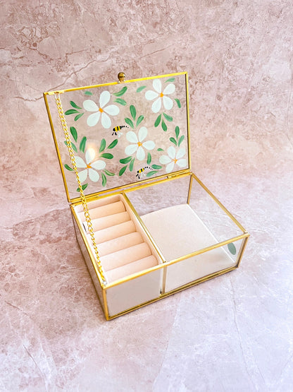 Hand-painted Jewellery Box - Daphne