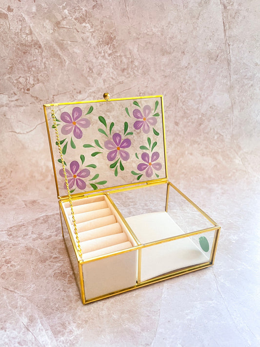 Hand-painted Jewellery Box - Francesca