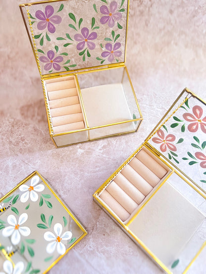 Hand-painted Jewellery Box - Daphne