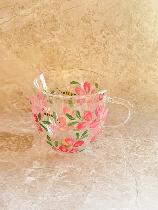 Hand-painted DW Heart Mug - Penelope