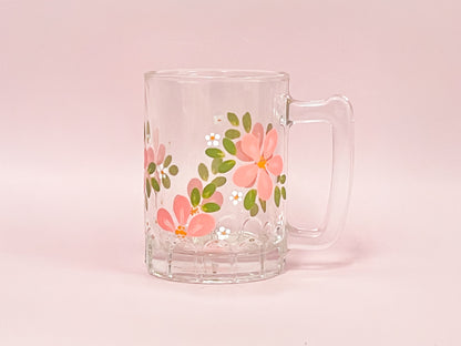Hand-painted Cold Glass - Blossom Peach (Upcycled Glass) | Personalise Me!