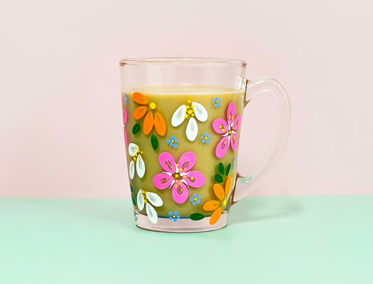 Hand-Painted Coffee Mug - Summertime