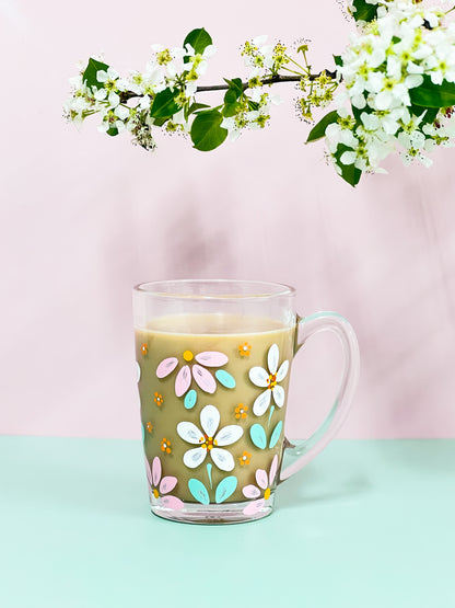 Hand-Painted Coffee Mug - Ariel