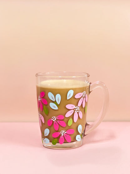 Hand-Painted Coffee Mug - Azure