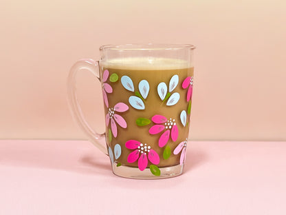 Hand-Painted Coffee Mug - Azure