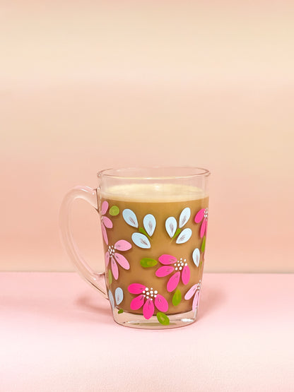 Hand-Painted Coffee Mug - Azure