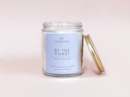 Mason Jar Candle - Clear | By the Coast - Amalfi Coast Type