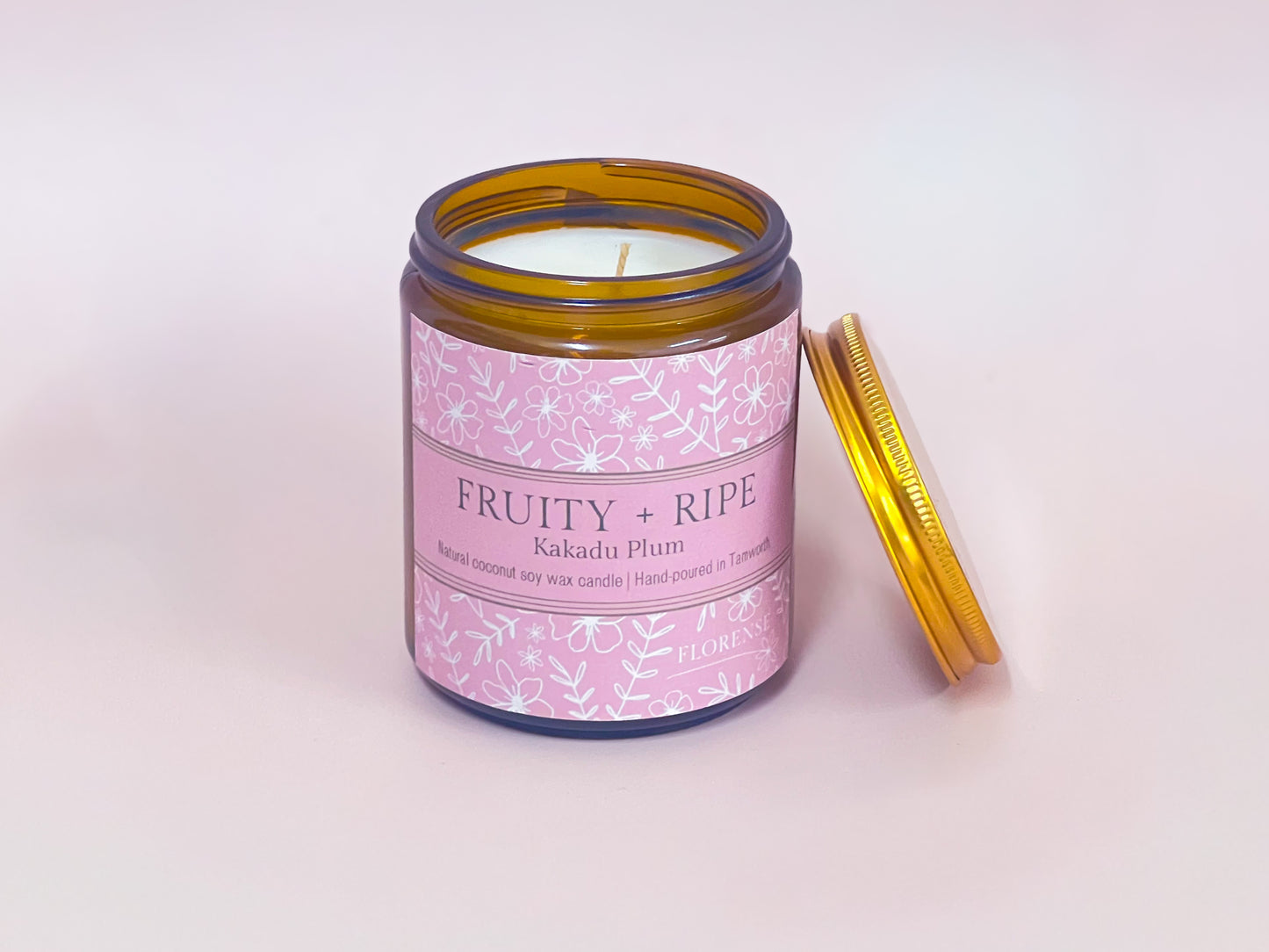 Amber Candle | Fruity + Ripe (Kakadu Plum)