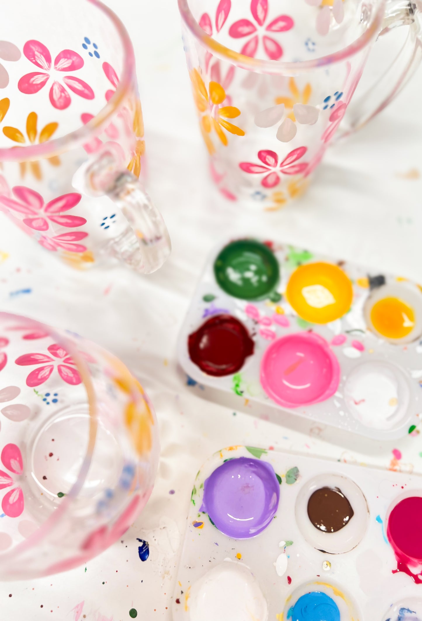 Glass Coffee Mug Painting Workshop - Creative Freedom