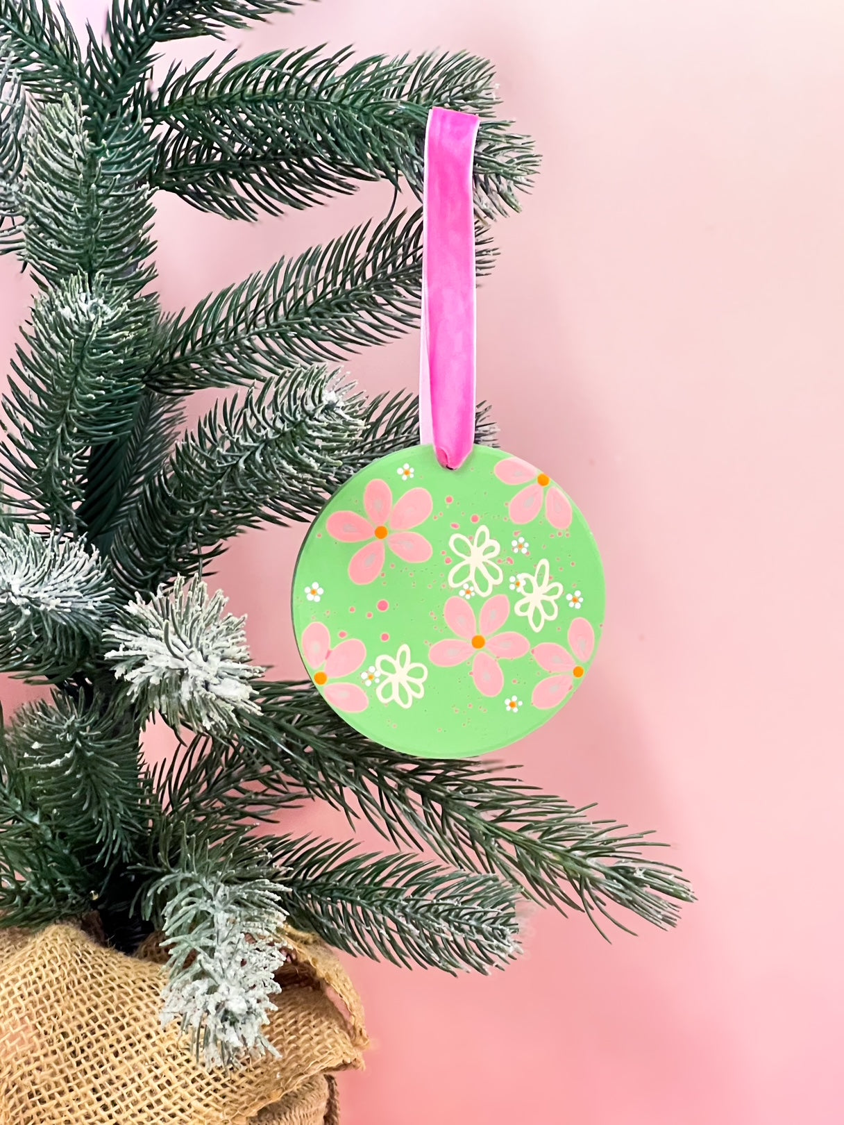 Hand-painted Ornament | Grinchy