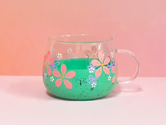 Hand-painted Hug Mug - Poppy