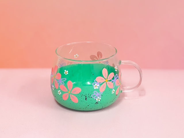 Hand-painted Hug Mug - Poppy