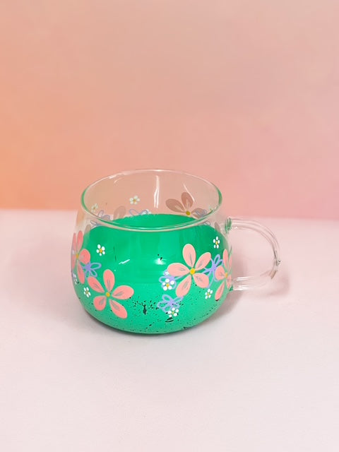Hand-painted Hug Mug - Poppy