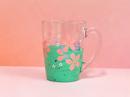 Hand-Painted Coffee Mug - Poppy