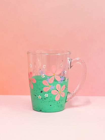 Hand-Painted Coffee Mug - Poppy