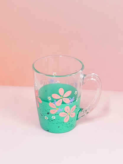 Hand-Painted Coffee Mug - Poppy
