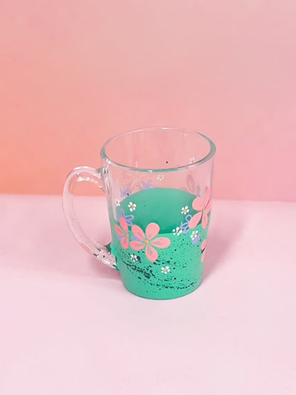 Hand-Painted Coffee Mug - Poppy